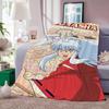 Anime Inuyasha Blanket Soft and Skin Friendly For Couch Bed Napping Bedspread All Seasons Comforter