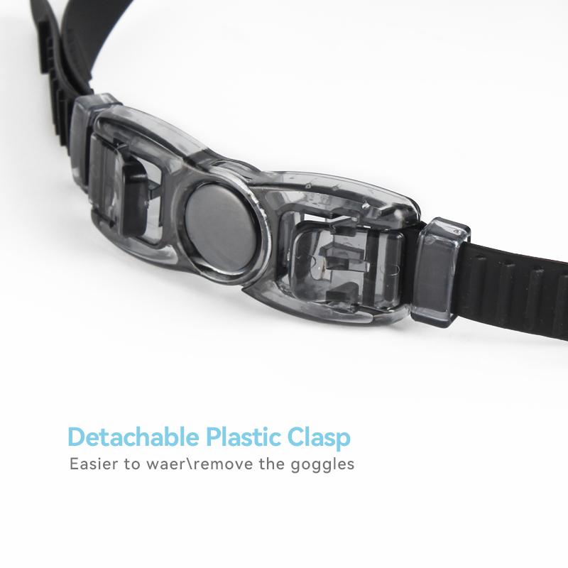 Adult Silicone Strap High Definition Goggles PC Lens Swimming Glass Water-Proof Swim Goggles Anti-fog Silicone Swim Goggle