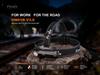 fenix HM61R 1800 Быстрый точечный красный магнитный хвостовик V3.0 Фонарь, Люмены, Зарядка USB-C, и Рассеивающий свет, Свет,