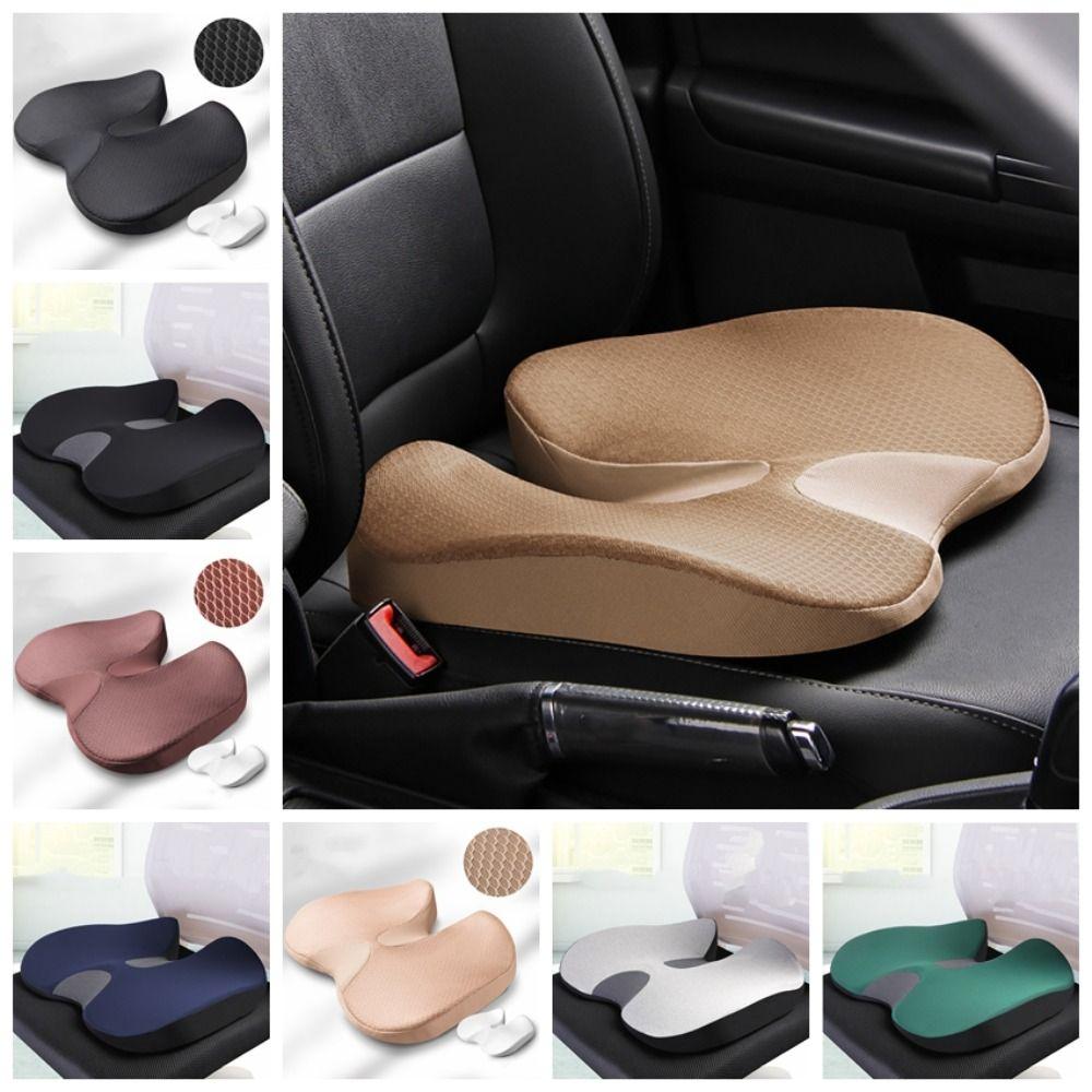 Полиэстер Нескользящая эргономичная подушка для сиденья Эргономичная подушка для сиденья с подголовником Комфорт для долгого сидения