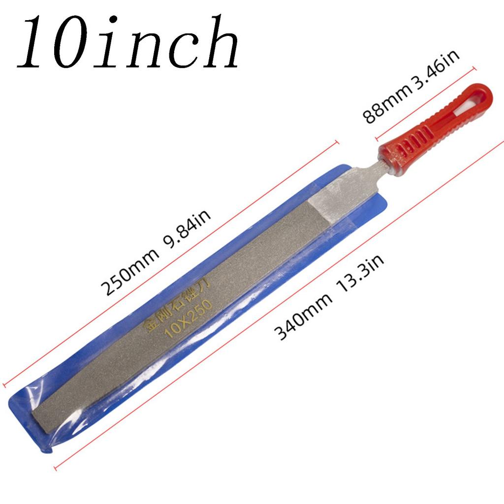 150# Алмазный плоский напильник 1 шт. Алмазный игольчатый плоский серебристый