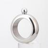 3.5 Oz Round Bangle Flask Food Grade Wine Flask Portable Hip Flask  Party Travel
