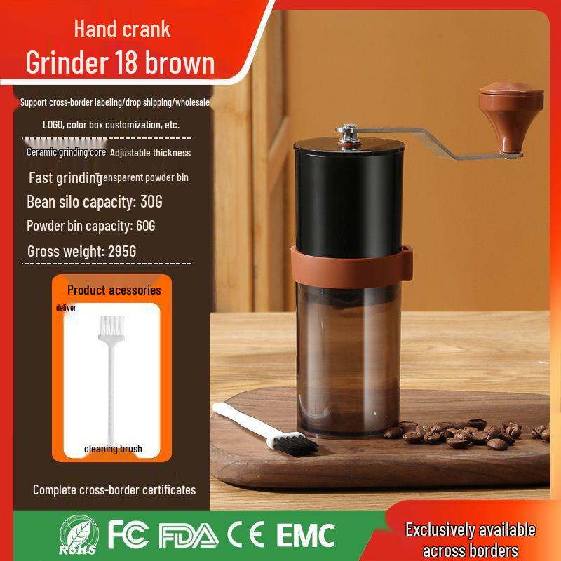 Электрическая кофемолка с регулируемым помолом - Компактный итальянский стиль для ручного заваривания и мелкого помола.