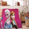 Фланелевое одеяло «Принцесса льда и снега», легкое одеяло, одеяло для сна, одеяло для дивана, дорожное одеяло для взрослых и детей.