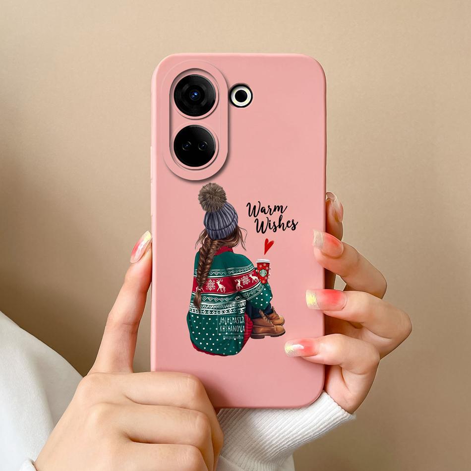 Soft Case For Tecno Camon 20 Pro 4G 5G 20Premier Bear Liquid Silicone Full Coverage Bumper For Tecno Camon20 20Pro Funda Shell