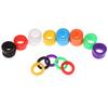 32X Bright Colors Hollow Silicone Key Cap Covers Topper Keyring Gift