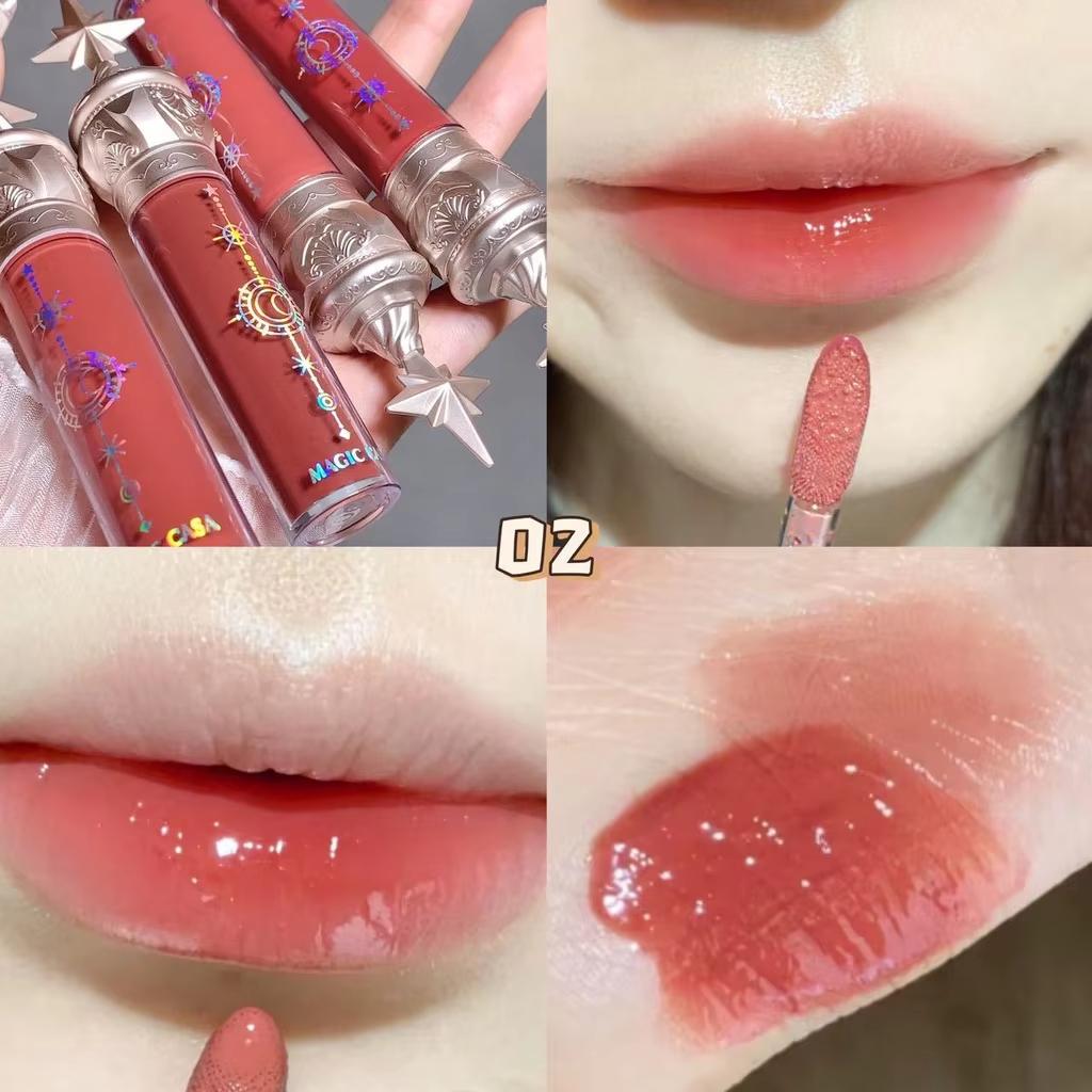 2025 Новый увлажняющий блеск для губ Mirror Lip Gloss Set Glass Glow Matte Lip Tint Lipstick Star Cosmetics
