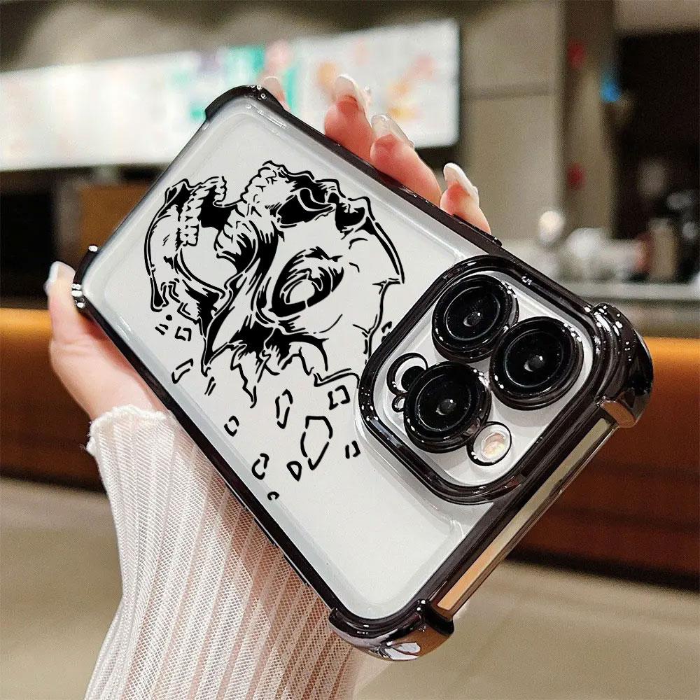 Skull Skeleton Bone Art Phone Case For Xiaomi 15T 14T 13 Pro 15 F8 Ultra Poco X7 F7 Pro 5G X3 X5 X6 F5 M7 Shockproof Clear Cover