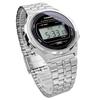 Casio Casio Casio Стандартные винтажные часы унисекс классические кварцевые цифровые металлические серебристо-черные A171WE-1A [Товар]