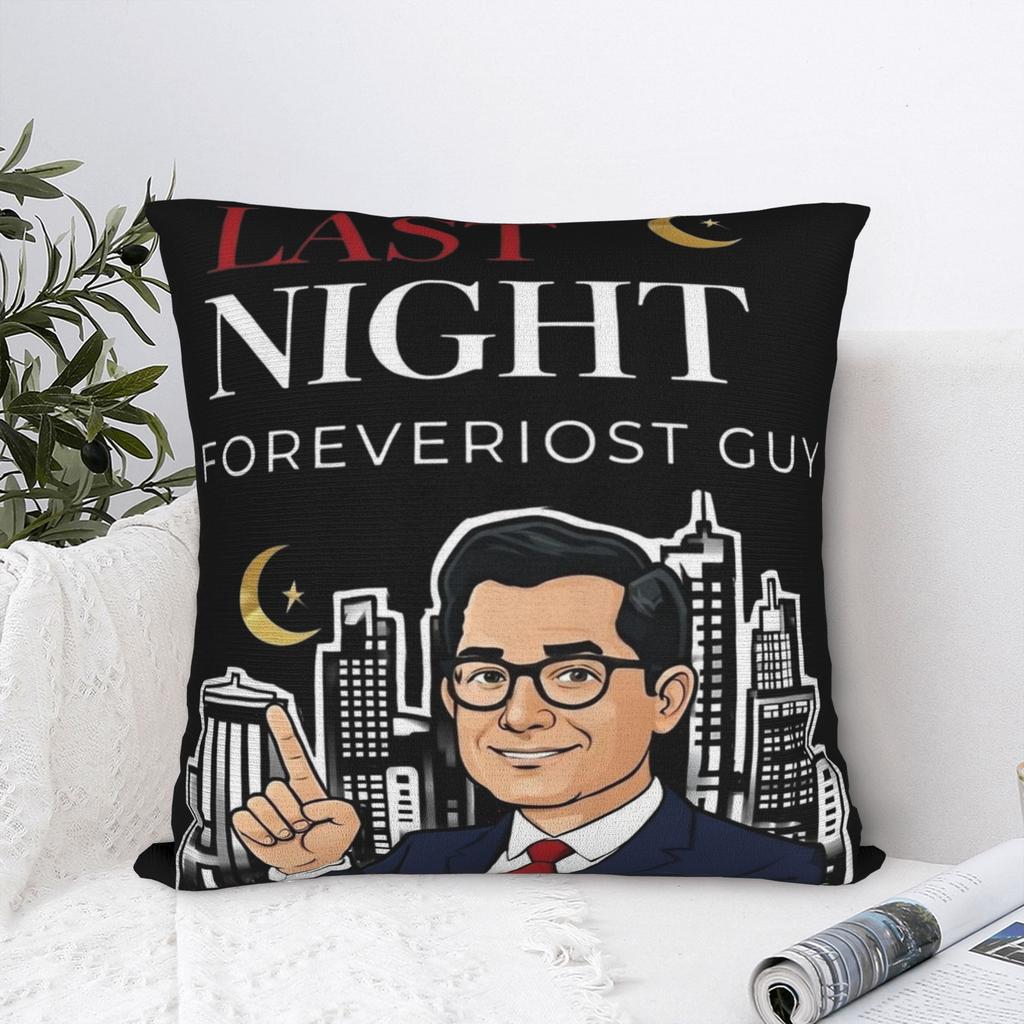 Decorative Pillow Covers Stephen Colbert The Late Show Accessories Home Throw Pillow Case Cover Zippered Multiple Sizes