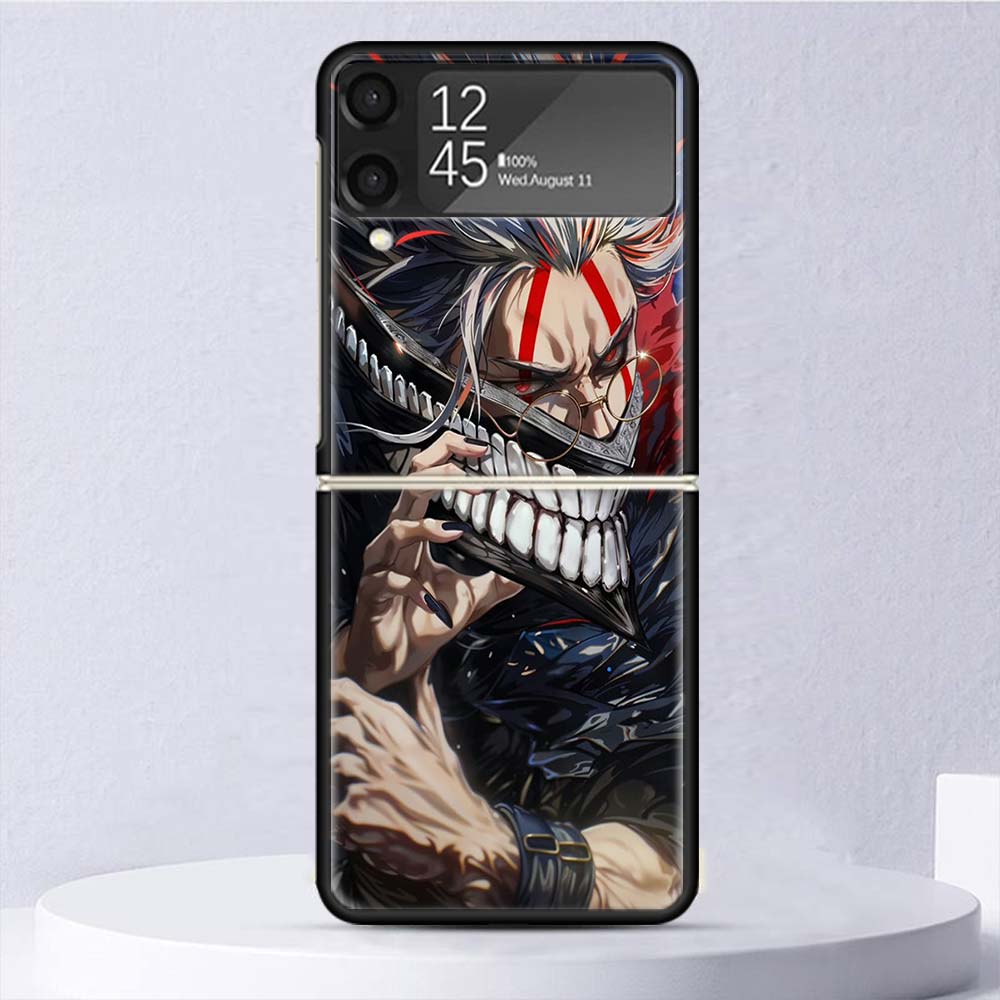 Аниме D-Dandadans Okarun Ударопрочный Чехол Для Samsung Galaxy Z Flip 7 6 5 4 3 5G Чехол для Телефона Z Flip3 Flip4 Flip5 Flip6 Flip7 Shel