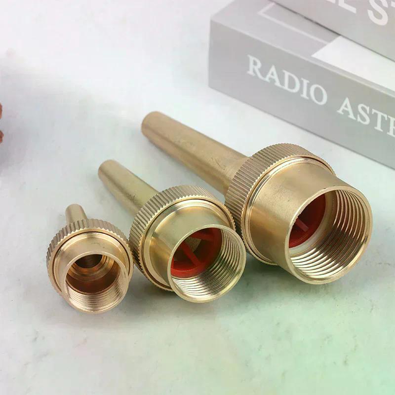1 шт. 1/2" 3/4" 1" Внутренняя резьба Медный прямой струйный фонтанный наконечник Регулируемый водный фонтан Сад Парк Радиальная водная колонна