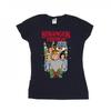 Netflix Womens/Ladies Stranger Things Christmas Poster Cotton T-Shirt