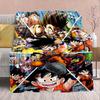 Фланелевое одеяло из аниме Dragon Ball - Мягкое, теплое, идеально подходит для дивана, постельного белья, кемпинга, путешествий, офиса, домашнего декора -QJY