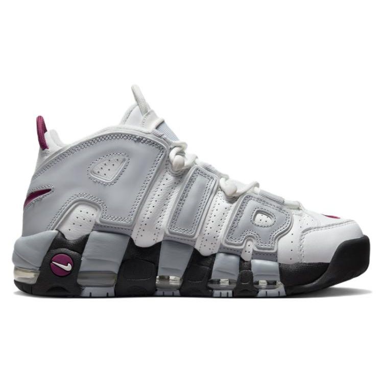 Nike Air More Uptempo Rosewood Women Sneakers White Summit-White Wolf-Grey DV1137-100