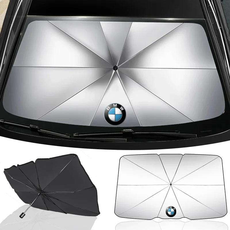 MBYDM1 Car Front Window Sun Visor UV Protection Accessories For BMW X1 X3 X5 X6 X7 1 3 5 6 7 Series G20 G30 G11 F15 F16 G01 G02 F48