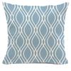 Blue and White Geometric Decorative Pillowcase Living Room Office Home Pillowcase Car Ornaments