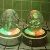 Солнечная система 3d хрустальный шар Хрустальный глобус Лазерная резка Хрустальный шар с шаровой подставкой Декоративные сферы планет Галактика Подарок на день рождения Украшения