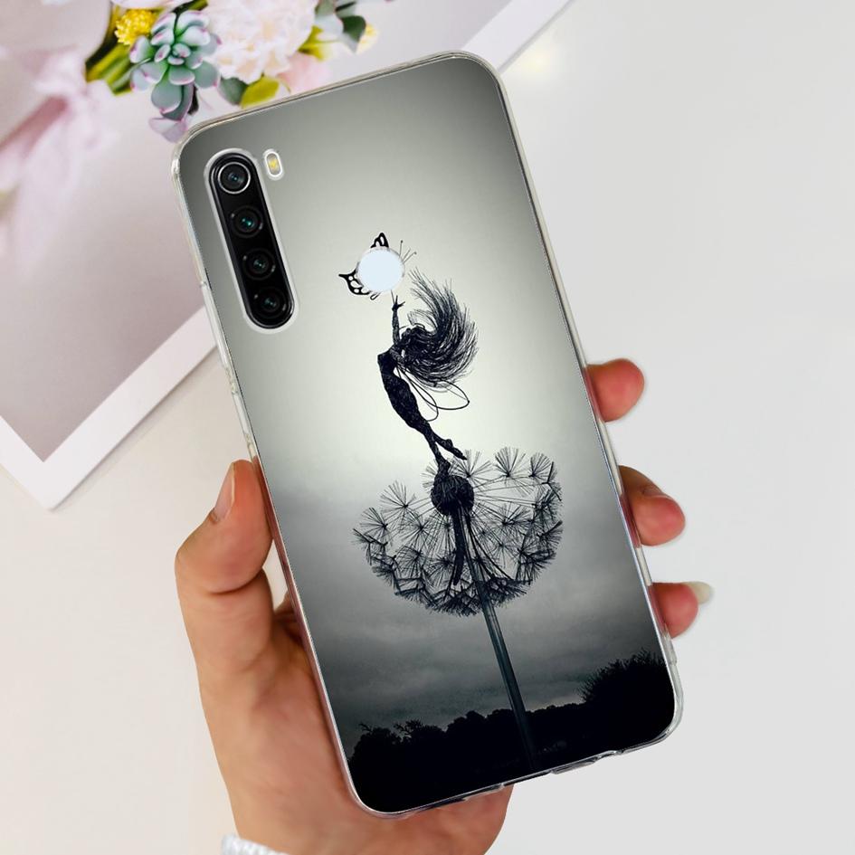 Для Xiaomi Redmi Note 8 Чехол Милый Мультяшный Мягкий Силиконовый Чехлы Для Телефона Для Xiaomi Redmi Note 8T 8 t Чехол На Redmi Note8 Задняя Крышка