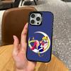 МИЛЫЙ Мультяшный S-Sailor M-Moons Чехол Для Телефона Для iPhone17,16,15,14,13,12,11 Plus,Pro Max Цветной Посеребренный Внутренний Чехол