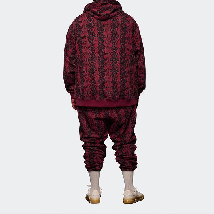 adidas Повседневная толстовка с принтом Originals X Ivy Park и топы унисекс с длинными рукавами, красный HI1975