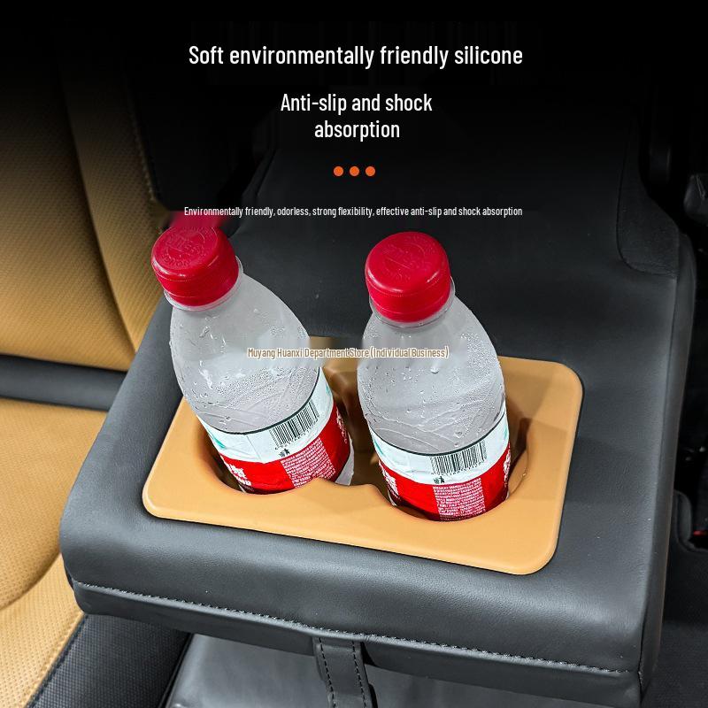 Land Rover Defender Rear Armrest Anti-slip Cup Holder Sleeve, suitable for 20-25 models.