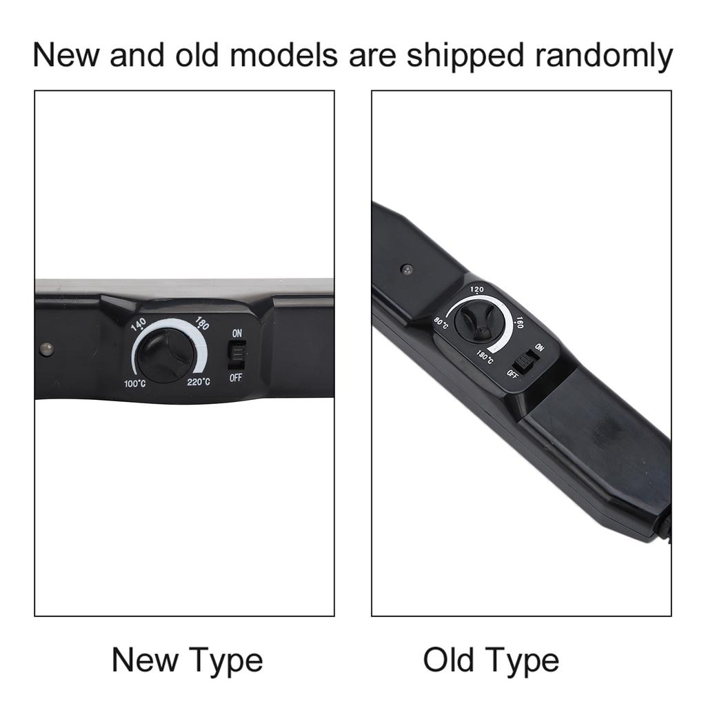 Hair Extension Connector Iron Adjustable Temperature Hair Connector Black 50 To 60Hz 25W 110V Hair Extension Iron