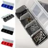 1 Piece Red/Black/Blue Multi-Compartment Organizer Box For Screws & Small Parts Plastic Hardware And Jewelry Storage Case