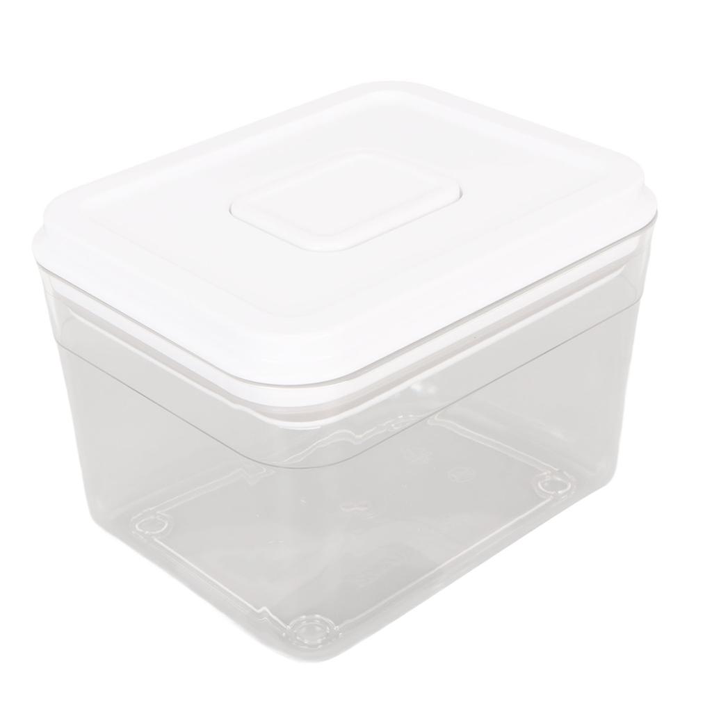 Food Storage Container Leakage Proof Airtight Food Organizer with Push Switch Lid for Grain Rice Flour Sauce 1000ML