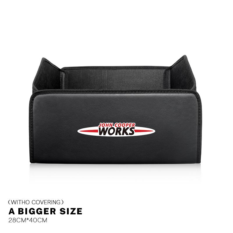 Car Trunk Storage Bag Leather Camping Box Collapsible For BMW Mini Works Cooper F54 F55 F56 F57 F60 R50 R52 R53 R55 R56 R57 R58 e7