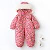 Baby Autumn Winter Ski Suit Thicken Baby Jumpsuit Warm Children Clothing Set Waterproof Hooded Boys Overalls New Baby Girls Snowsuit 2024 New