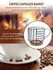 Держатели кофейных капсул Leeseph для прилавка Современная корзина для кофе Декор для кухонной столешницы для капсул эспрессо Кофейные аксессуары