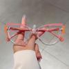 Новые очки Cat Eye Splicing Color Dopamine Color Anti Blue Light для женщин и мужчин 2025 Компьютерные очки
