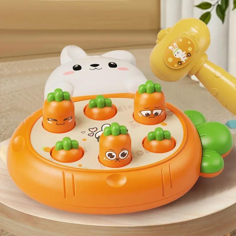 Монтессори Игра-молоток с животными Обучающие игрушки для малышей Сенсорная развивающая игрушка для младенцев Интерактивная игра-стучалка для родителей и детей
