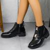 Новые женские ботфорты на высоком блочном каблуке, узкие эластичные сапоги, темпераментные универсальные ботфорты до бедра