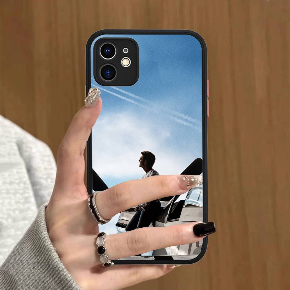 Кино-боевик T-Top G-Gun Матовый Прозрачный Чехол для Телефона Для Чехла IPhone 16 15 14 13 12 11 Pro Max X XS Max Plus