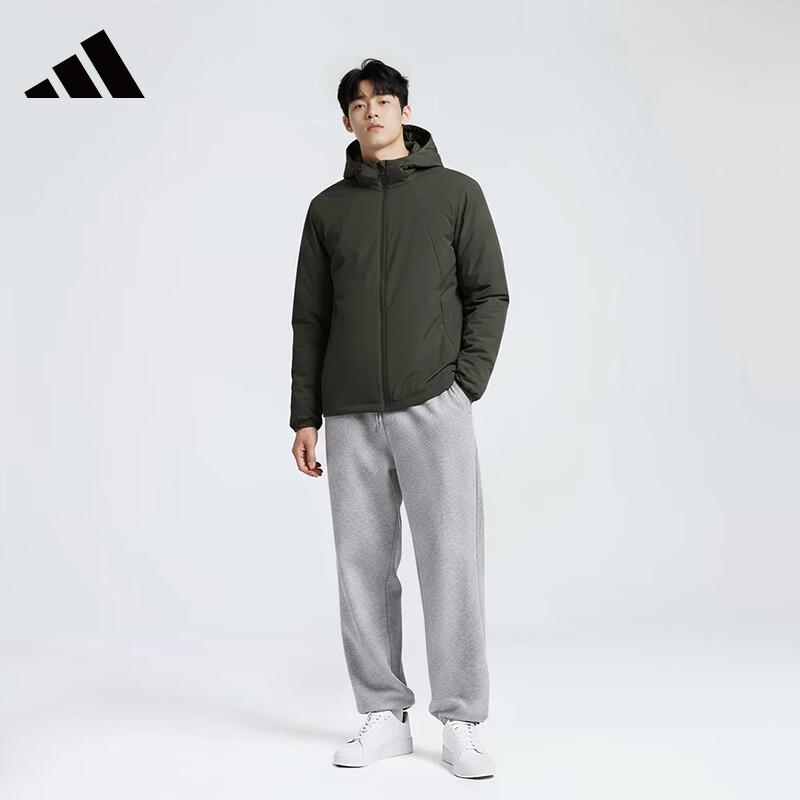 adidas Мужская зимняя уличная пуховая куртка с капюшоном