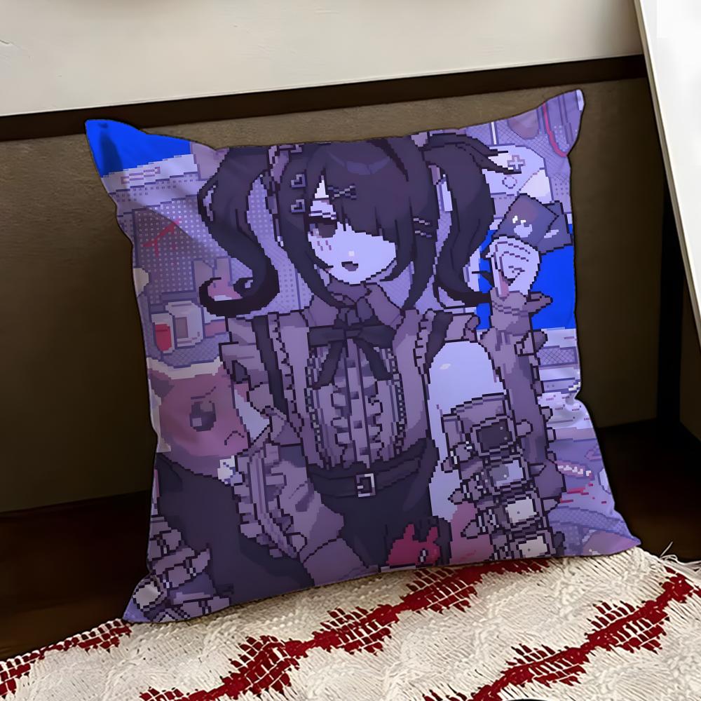 Милая НУЖДАЮЩАЯСЯ ДЕВУШКА ПЕРЕДОЗИРОВКА Наволочка Двусторонняя Мягкая Прочная Наволочка для Подушки Дом Автомобиль Многоцелевое Использование для Повседневного Комфорта