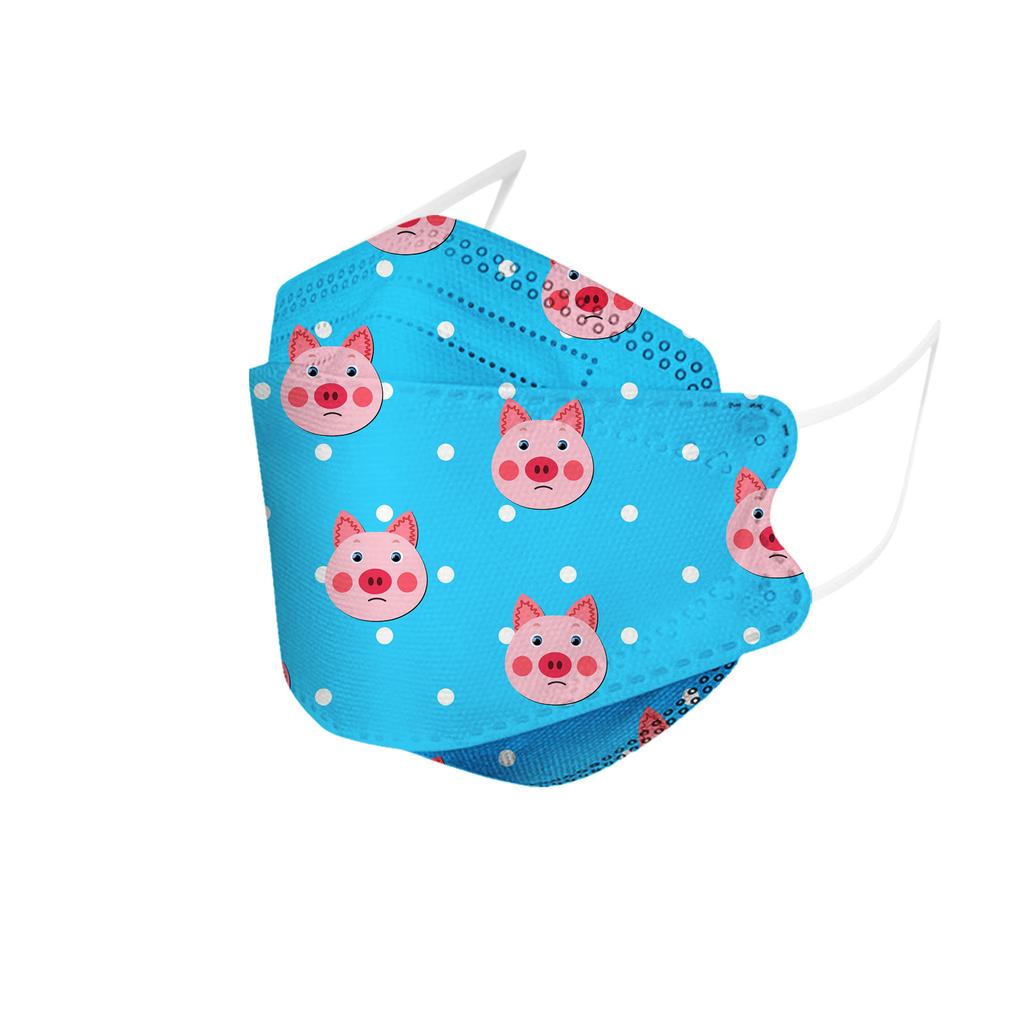 100P детская маска для лица с принтом серии фруктов и радуги, ежедневная защитная дышащая маска для лица