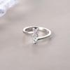 Hot Sale Adjustable Fashion 26 Letters Ring  925 Sterling Silver Jewelry For Women Gift