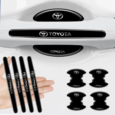 Для Corolla Camry Rav4 Yaris hilux Prius Auris Защитная пленка от царапин на ручки дверей Наклейки на двери Автоаксессуары