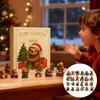 Ленивец Рождественский Календарь Обратного Отсчета Акриловое Украшение 24 Дня Адвент Декор для Дома Праздничная Вечеринка Зимний Рождественский Подарок
