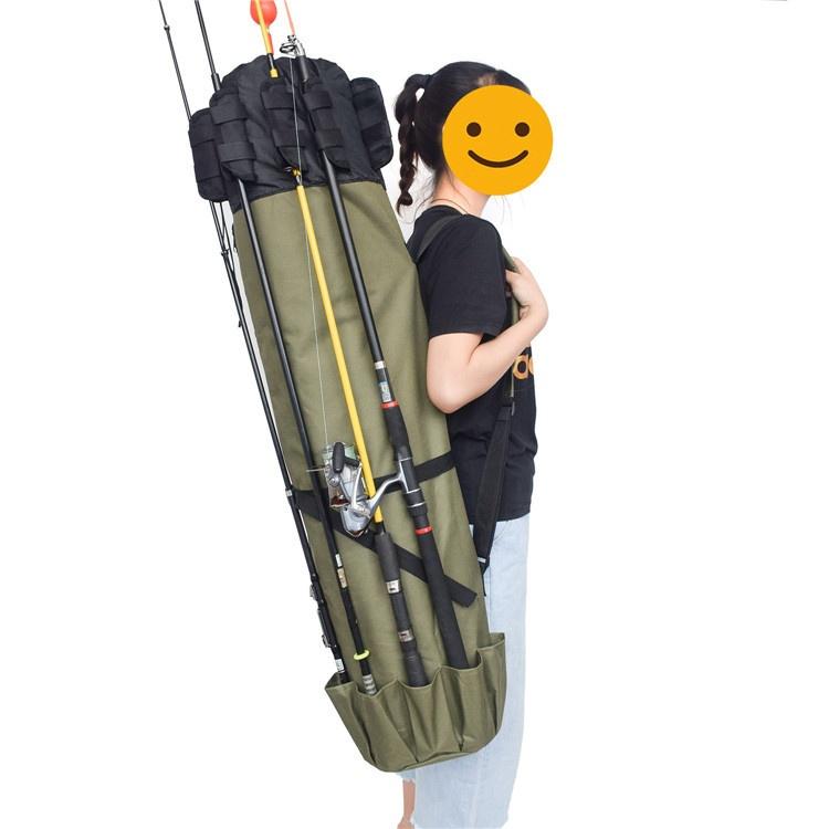 Portable Fishing Bag Folding Multifunctional Fishing Bag Fishing Gear Bag Hand-carried Fishing Bag