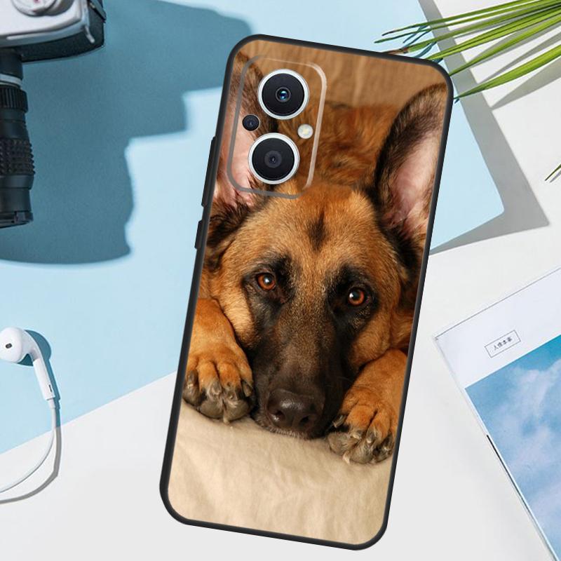 Чехол с изображением немецкой овчарки для OPPO Reno 14F 13F 12F 11 F 10 12 13 14 Pro 7 8 Lite OPPO Find X9 X8 X6 X5 Pro