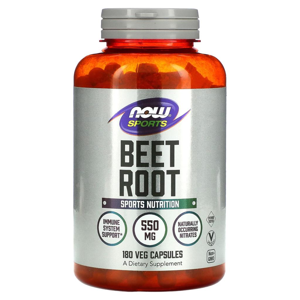 Sports, Beetroot, Veggie Capsules 180 Capsules (550Mg Per Capsule)