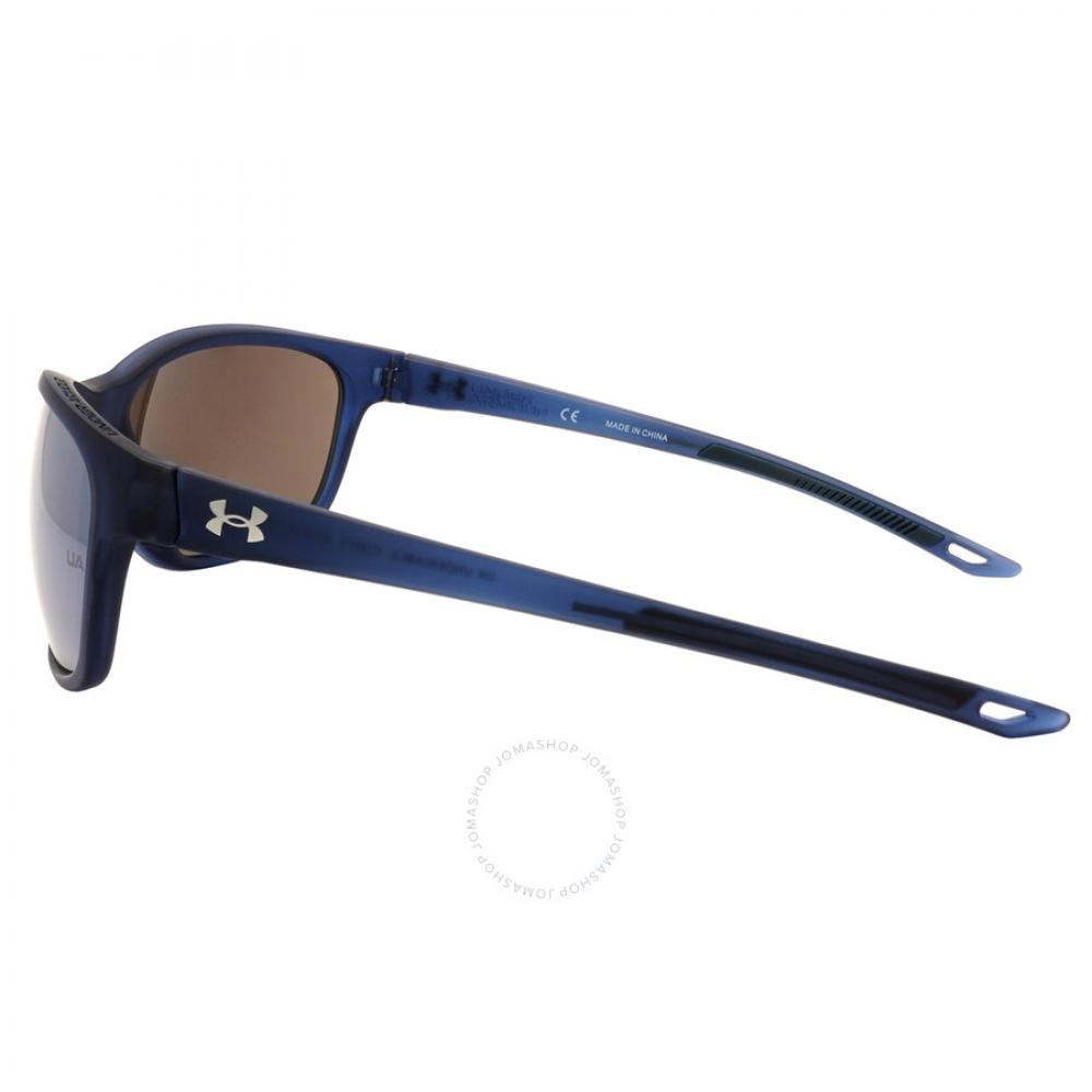 Under Armour Silver Mirror Oval Unisex Sunglasses Ua Undeniable 0fjm T4 61