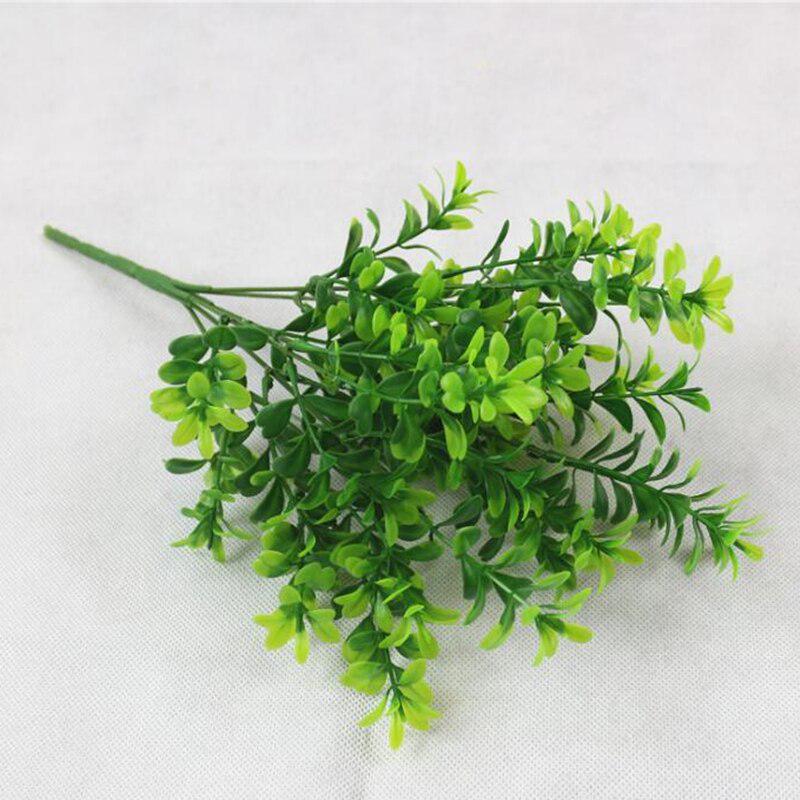 Эвкалипт Пластиковый Искусственный Зеленый Трава Цветок Растение Свадьба Украшение Дома Настольный Декор
