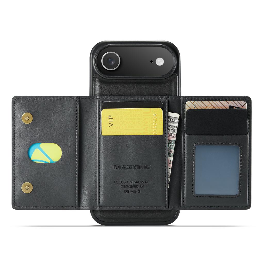 MAGKING Серия K2 Для iPhone Чехол-накладка Совместим с MagSafe ПК+ТПУ+ПУ Чехол для телефона