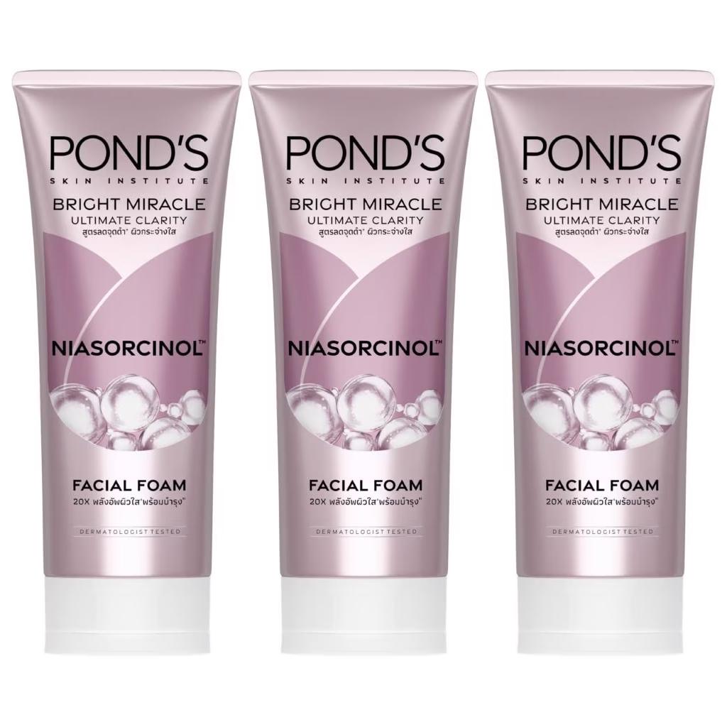 POND'S Bright Miracle Ultimate Clarity Пенка для лица с ниазорцином 90 г.