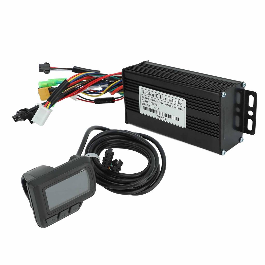 Electric Bike Controller Kit with LCD Display 24V 36V 48V 500W To 750W 26A 3 Mode Sine Wave